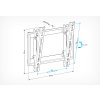 Кронштейн для телевизора Holder LCD-T2609 черный 22"-47" макс.40кг настенный наклон