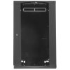 Шкаф настенный Next, 18U 550x450, стеклянная дверь, черный