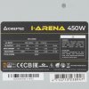 Блок питания Chieftec GPA-450S8 OEM, 450Вт, 80 PLUS, 120мм, серый