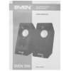 Акустическая система Sven 300 2.0 черный 6Вт