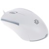 Мышь проводная Oklick 245M белый, 1000 dpi, USB, кнопки - 3