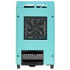 Компьютерный корпус Thermaltake The Tower 100 Turquoise черный без БП miniITX 1x120мм 3x140мм 2xUSB 3.0 audio bott PSU