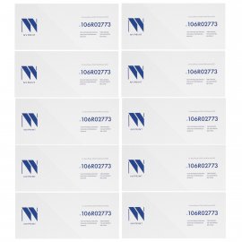 Картридж NVP совместимый NV-106R02773-SET10 для Xerox Phaser 3020/WorkCentre 3025 (1500k) (10 шт)