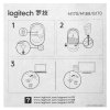 Мышь беспроводная Logitech M170 черный/темно-серый, 1000 dpi, радиоканал, USB, кнопки - 3