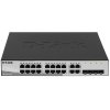 Коммутатор D-Link Gigabit Smart Switch with 16 10/100/1000Base-T ports and 4 Gigabit MiniGbIC (SFP) ports