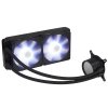 Система жидкостного охлаждения для ПК/ Water Cooling System NZXT Kraken Elite 280 RGb (250W, 280мм, LED temp., Black/ Fans: 2x140мм, 98.61CFM, 34.5dBA, 2000RPM/ Pump height 65мм, 2800RPM, Rad thickness 27мм/ S: 1851, 1700, 1200, 115X, AM5, AM4)