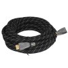Кабель HDMI Wize WAVC-HDMIRA-7M 7 м., v.2.0b, 19M/19M, 4K/60 Hz 4:4:4, 26 AWG, HDCP 1.4, HDCP 2.2, Ethernet, позол.угловой разъем, экран, черный, пакет