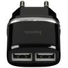 Сетевое зарядное устройство C12 Smart dual USB charger, черный