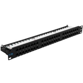Монтажное оборудование Hyperline PPW-12-8P8C-C5e Патч-панель настенная, 12 портов RJ-45(8P8C), категория 5е, с подставкой