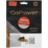 Переходник GoPower Type-C (m)-USB (f) 2.0 черный Premium Zip-Lock c подвесом (1/500)