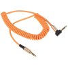 Кабель Cablexpert аудио 90˚ спиральный CCAB-02-35MMLC-1.8MO. 3.5 Jack (M)/3.5 Jack (M), оранжевый, 1.8м, блистер