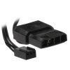 Вентилятор для корпуса Digma DFAN-LED-BLUE черный, 120 мм, 1200 об/мин, 23 дБ, 4 pin