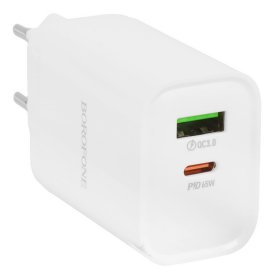 Сетевое зарядное устройство HOCO (6931474740526) C80A RAPIDO PD+QC3.0 + кабель 8PIN-TYPE-C белый