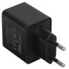 Сетевое зарядное устройство 1 Type-C Borofone BAS13A Erudite, пластик, PD20Вт, QC3.0, черный