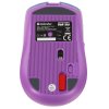 Мышь беспроводная Defender Mystery MM-301 фиолетовый, 1600 dpi, радиоканал, Bluetooth, USB, кнопки - 6