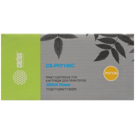 Картридж лазерный Cactus CS-PH7100C (106R02606) голубой (4500 стр.) для Xerox Phaser 7100/7100N/7100DN