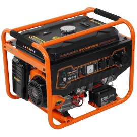 Электрогенератор бензиновый Carver PPG-3900A Builder, 3 кВт, 67 дБ, 42 кг