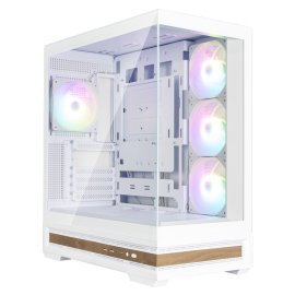 Компьютерный корпус Montech X3 Glass белый без БП ATX 3x140мм 2xUSB2.0 1xUSB3.0 audio bott PSU