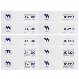 Картридж NVP совместимый NV-TK-1200-SET10 для Kyocera Ecosys M2235dn/ M2735dn/ M2835dw/ P2335d/ P2335dn/ P2335dw (3000k) (10 шт)
