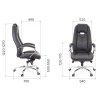 Кресло руководителя Everprof Drift M экокожа, черный