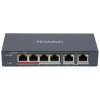 Коммутатор HiWatch DS-S604P неуправляемый