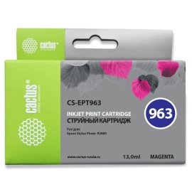 Картридж струйный Cactus CS-EPT965 светло-голубой (13 мл) для Epson Stylus Photo R2880