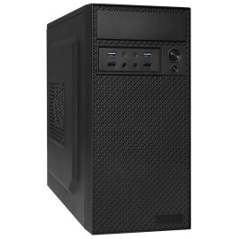 Компьютерный корпус Accord ENTRY ACC-242B черный без БП mATX 2xUSB 2.0 audio