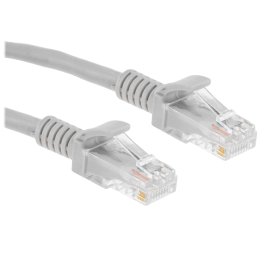 Патч-корд UTP кат.5e, 5м ExeGate серый