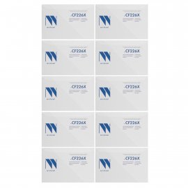 Картридж NVP совместимый NV-CF226X-SET10 для HP LaserJet Pro M402d/ M402dn/ M402dn/ M402dne/ M402dw/ M402n/ M426dw/ M426fdn/ M426fdw (9000k) (10 шт)