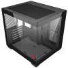 Компьютерный корпус Bloody CC-121 черный без БП mATX 7x120мм 1xUSB 2.0 1xUSB 3.0 audio