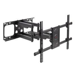 Мобильная стойка напольная Kromax OMEGA-13 черный, 1 шт/уп, Мобильная стойка напольная для TV 32"-70", max вес 50 кг, высота 1507 мм, max VESA 600x400 мм