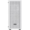 Компьютерный корпус без блока питания PCCOOLER MA100 MESH WH, Mesh Mid Tower, White, TG, 0.4 SPCC, 3x120мм ARGb ATX, mATX, mITX 160/310/180мм 2x2.5", 2x3.5", 7xPCI 1xUSB-A 3.0, 2xUSB-A 2.0 360x200x446mm