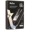 Внешний SSD Netac ZX10, 500 Gb, USB 3.2 Gen 2 Type-C, R/W 1050/1050, черный