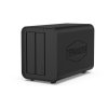 Сетевое хранилище TerraMaster D2-320 DAS tower/JBOD,RAID0,1/up to 2 SATA(3,5' or 2,5')/1xUSB3.1 Type-C gen2/1xPS/1YW