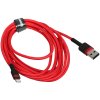 Baseus cafule Cable USB For iP 2A 3m Red+Red, CALKLF-R09