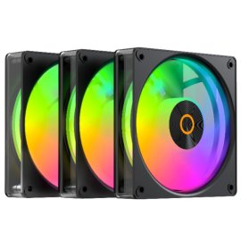 Вентилятор для корпуса JONSBO SL-925W (92x92x25мм, 4-pin PWM, ARGb, 38.2CFM, 33.8dBA, 2200RPM, белый)