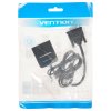 Мультимедиа конвертер Vention VGA + аудио > HDMI, гибкий, черный