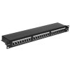 Патч-панель FTP 19" 24 port кат.5e ExeGate разъем KRONE&110 (dual IDC), 1U, RoHS, черный