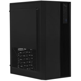 Компьютерный корпус KingPrice KPCC-MN208 черный без БП mATX 1x80мм 2x120мм 2xUSB 2.0 audio
