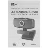 Веб-камера ACD-Vision UC500 CMOS 2МПикс, 1920x1080p, 30к/с, микрофон встр., USB 2.0, универс. крепление, черный корп. RTL