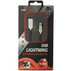 Кабель USB Cablexpert для Apple CC-P-APUSB02Bk-0.5M, MFI, AM/Lightning, серия Platinum, длина 0.5м, черный, блистер