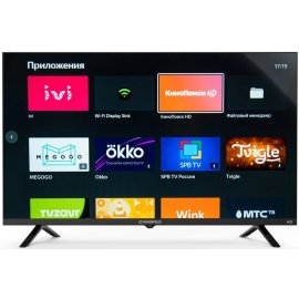 Телевизор BQ 50" 50FSF02B черный (РФ) DLED UHD 60Hz webOS