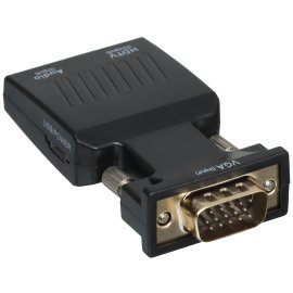 Переходник VCOM CA337A VGA(M)+audio+microUSB --> HDMI(F)1080*60Hz