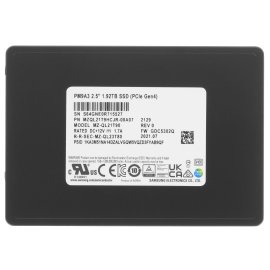 Накопитель SSD Samsung Enterprise, 1.92Tb, PCIe 3.1 x4, 2.5", U.2, NVMe, R/W 3200/2000