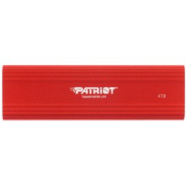 Внешний SSD Patriot Transporter Lite, 1TB, USB 3.2 Gen 2 Type-A/Type-C, R/W 1000/1000, красный