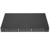 Коммутатор 48-port Gigabit PoE+ L2+ switch, 48 802.3af/at PoE+ ports, 4 Gb SFP slots, 1 RJ-45 + 1Micro-USB console ports, 348W PoE budget
