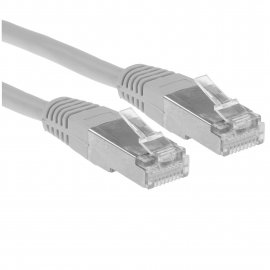 Кабель патч-корд, Filum FL-F5-3M F/UTP 5e cat. 3м, 26AWG(7x0.16 мм), омедненный алюминий (CCA), PVC, серый