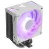 Кулер для процессора JONSBO CR-1400 V2 ARGb (180W, 4-pin PWM, 133мм, Al/Cu, 4x6мм, ARGb, 1x92мм, 38.2CFM, 33.8dBA, 2200RPM, S: 1700/1200/115X, AM4/AM5 белый)