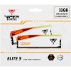 Оперативная память Patriot Viper Elite 5 TUF Gaming, DDR5, 32Gb (2x16 GB), 6000 MHz, CL36, DIMM, радиатор, RGB, белый