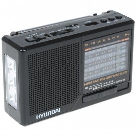 Радиобудильник SoundMax SM-1539(черный с белым)